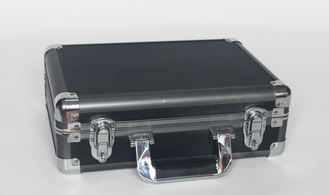 A maleta de ferramentas de alumínio portátil em volta do projeto de canto anodiza Grey Easy Cleaning