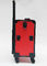 Maquilhador profissional vermelho Case, caixa durável do trole da composição com rodas